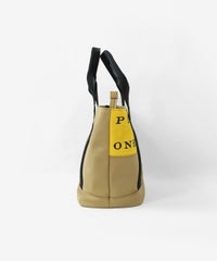 配色カートバッグ 横（ベージュ）
