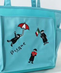 キャラクターワッペン部分（ブルー）