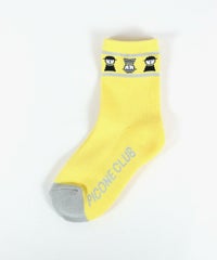 ピコ配色ソックス(イエロー)