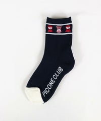 ピコ配色ソックス(ネイビー)