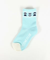 ピコ配色ソックス(ライトブルー)