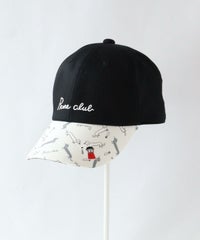 DOG柄キャップ（ブラック）