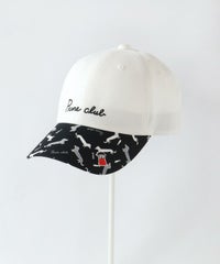 DOG柄キャップ（ホワイト）