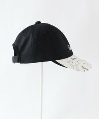 DOG柄キャップサイド（ブラック）