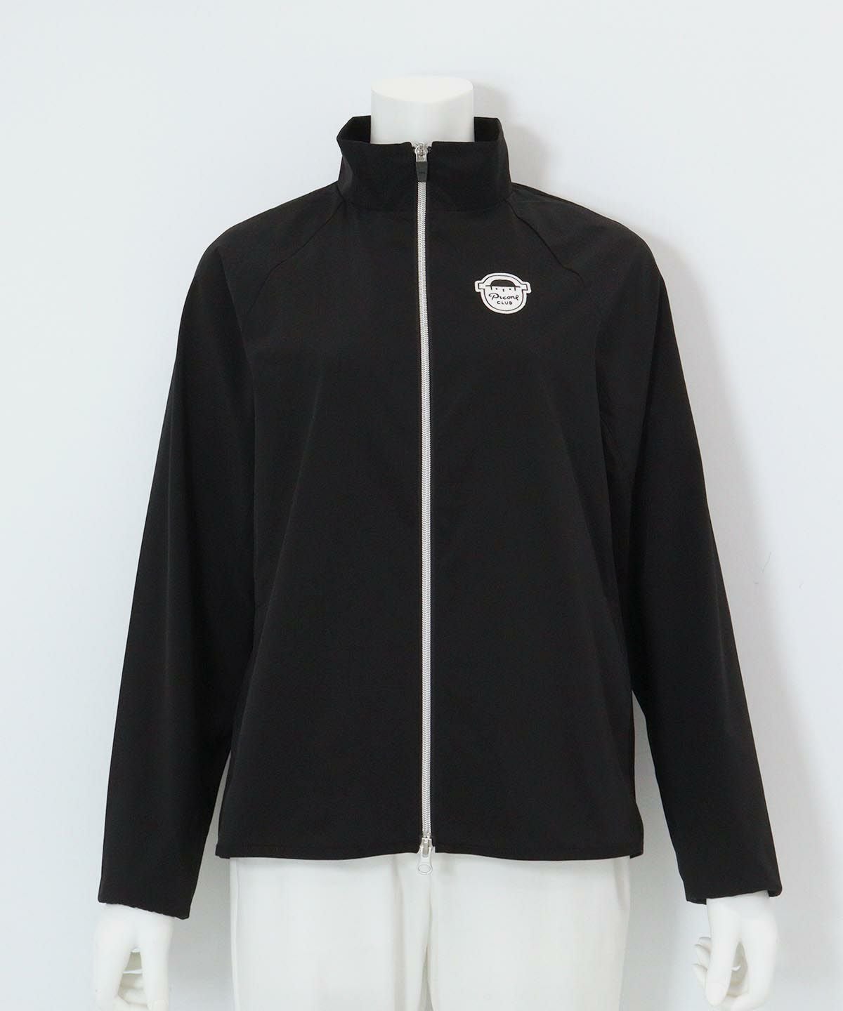 花柄透けブルゾン（ブラック）