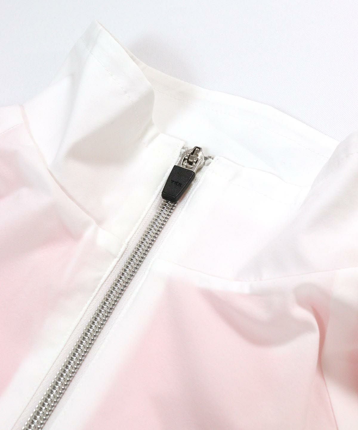 ジップ（ホワイト×レッド）