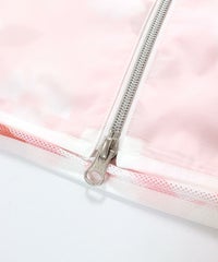 ジップ（ホワイト×レッド）