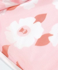 花柄（ホワイト×レッド）