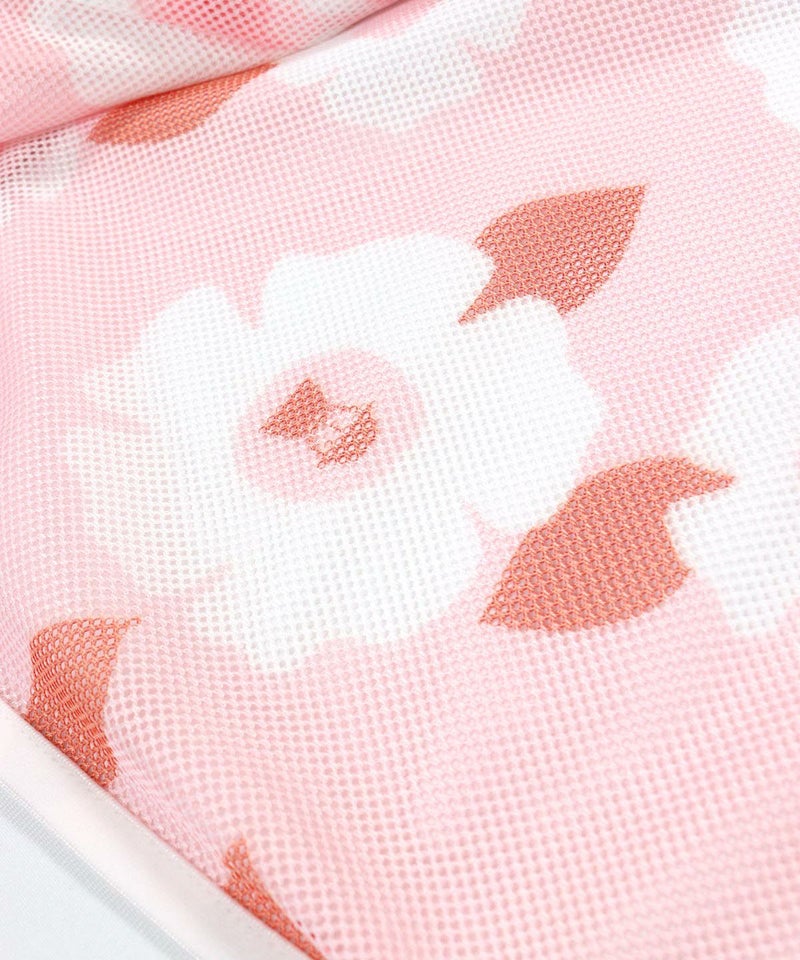 花柄（ホワイト×レッド）