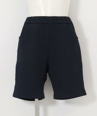 ワッフル地ハーフパンツ（ネイビー）