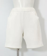 ワッフル地ハーフパンツ（ホワイト）
