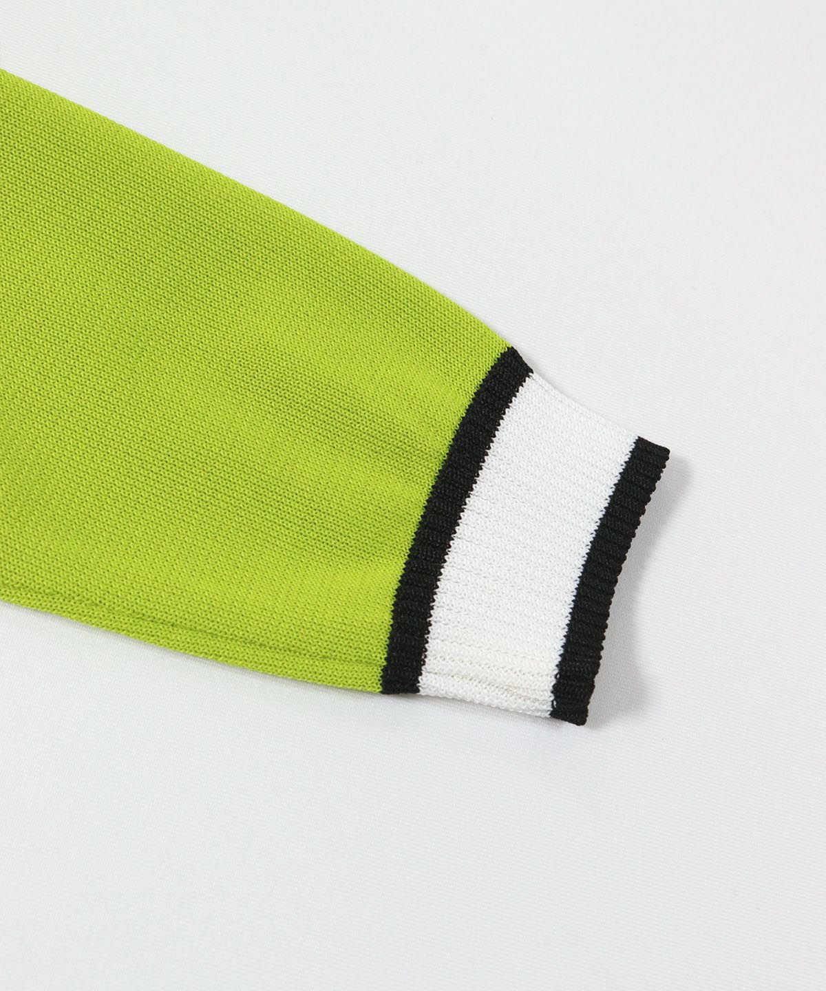 袖口部分(ライトグリーン)