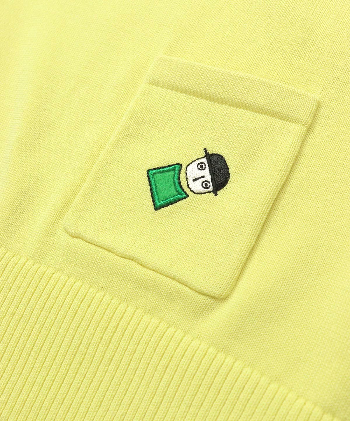 フロントポケット左（イエロー）