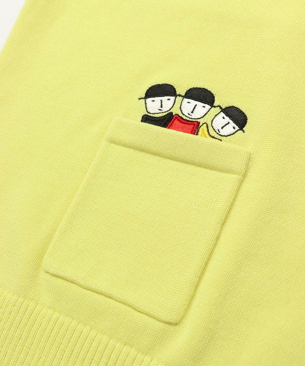 フロントポケット右（イエロー）