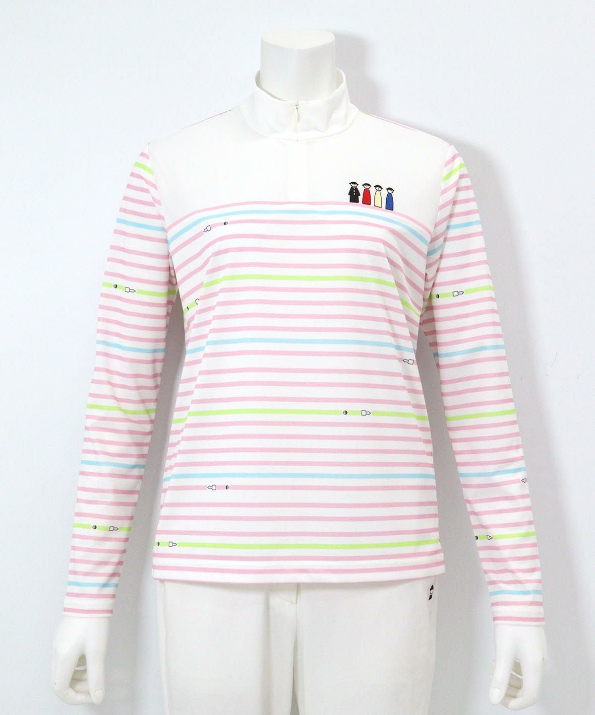 マルチボーダープルオーバー（ピンク）