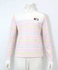 マルチボーダープルオーバー（ピンク）