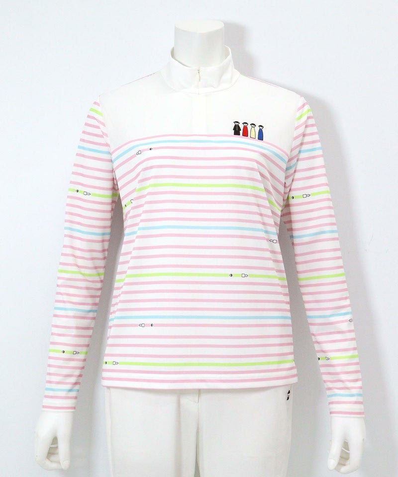 マルチボーダープルオーバー（ピンク）