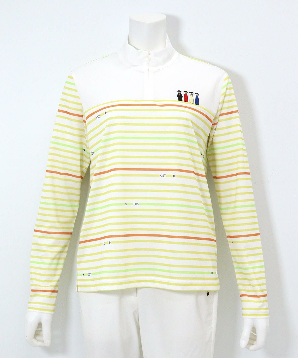 マルチボーダープルオーバー（イエロー）