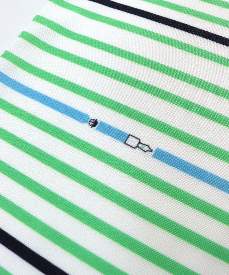 万年筆ボーダー（ライトグリーン）