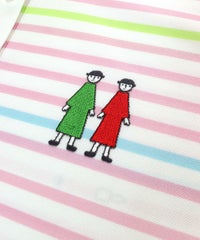 ピコ刺繍（ピンク）