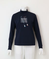 UV速乾ハイネックプルオーバー（ネイビー）