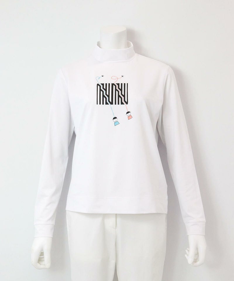 UV速乾ハイネックプルオーバー（ホワイト）