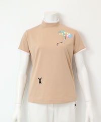 UV速乾プリントプルオーバー（ベージュ）