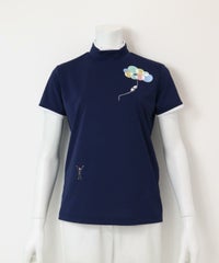 UV速乾プリントプルオーバー（ネイビー）