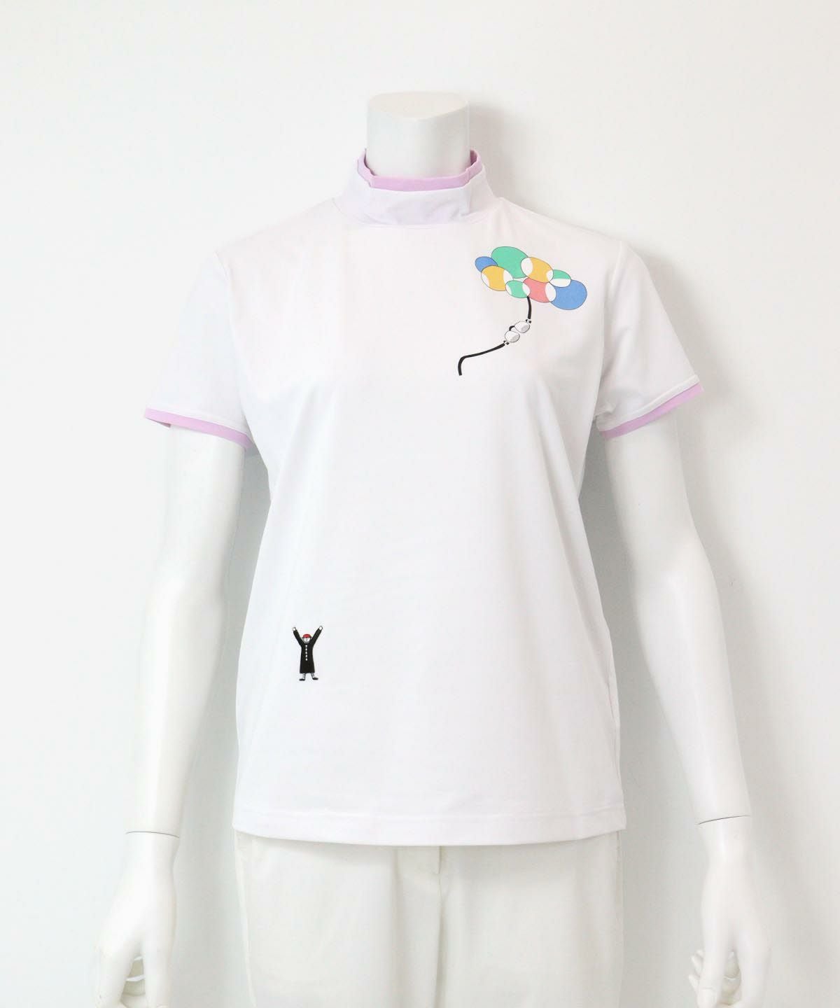 UV速乾プリントプルオーバー（ホワイト）