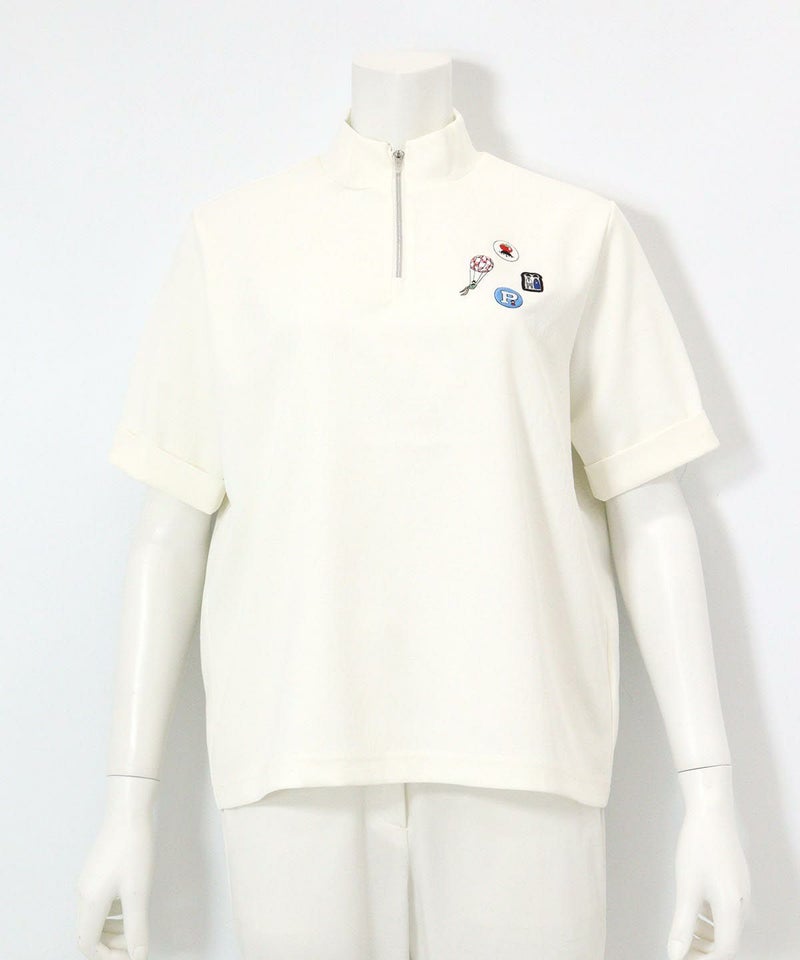 ハーフジップUVプルオーバー（ホワイト）