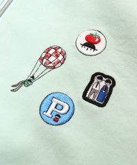 ミニ刺繍ワッペン（ライトグリーン）