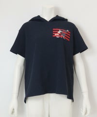 ワッフルプルパーカー（ネイビー）