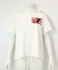 ワッフルプルパーカー（ホワイト）