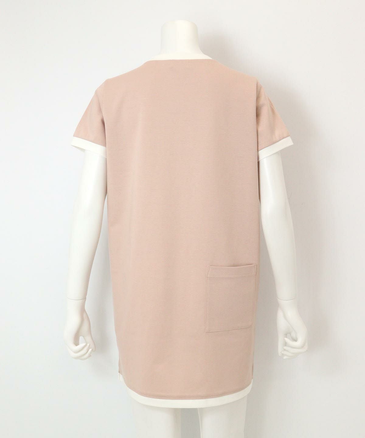 UVチュニック丈プルオーバー（ピンク）