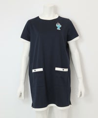 UVチュニック丈プルオーバー（ネイビー）