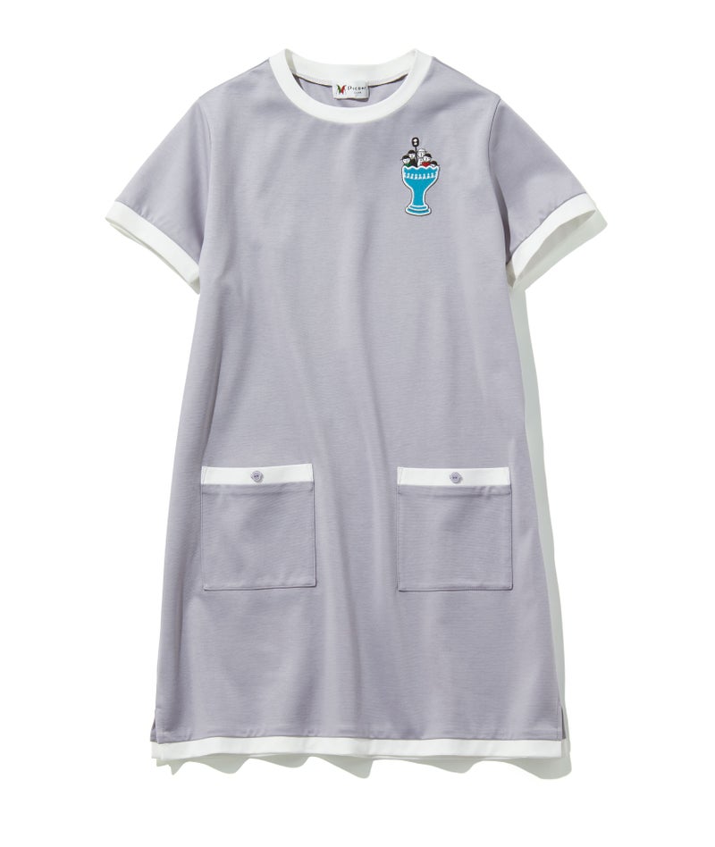 UVチュニック丈プルオーバー（ライトグレー）