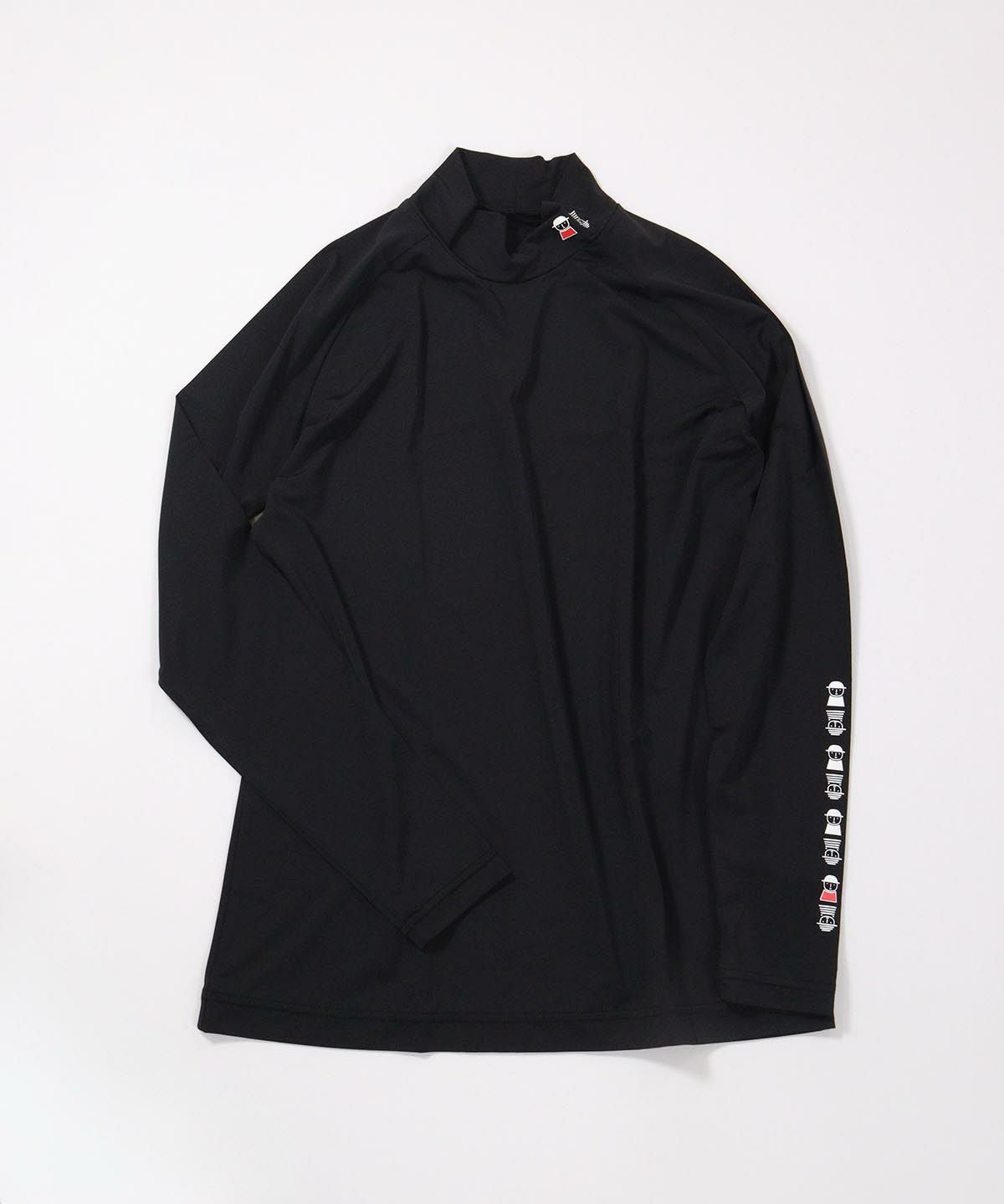 UV冷却ネックポイントプルオーバー(ブラック)