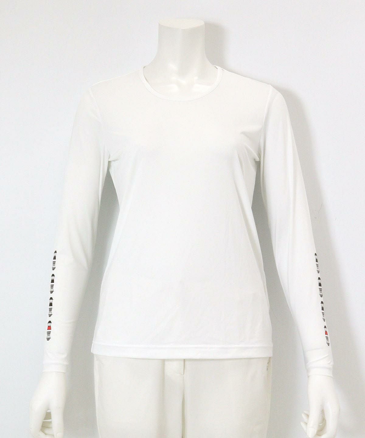 UV冷却袖プリントインナー(ホワイト)