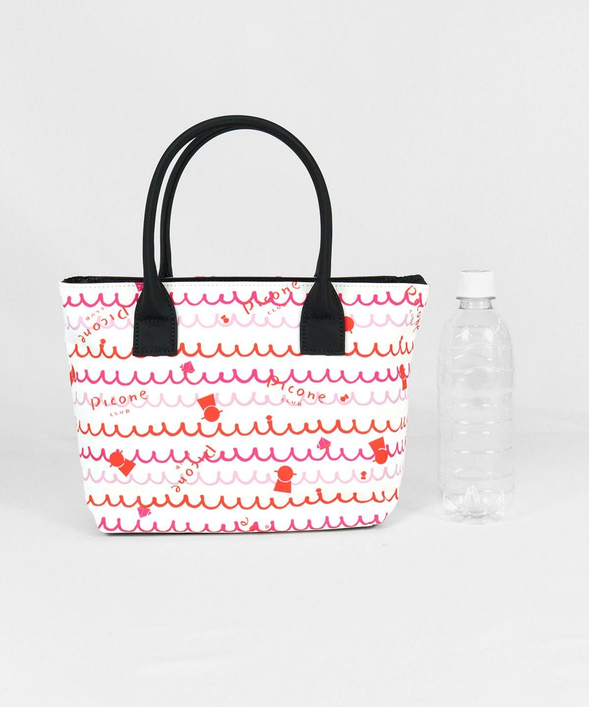 大きさ比較画像（ホワイト×レッド）