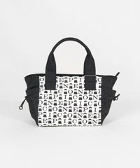 ピコ柄切替バッグ（ブラック）