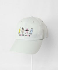 ゴルフピコ柄キャップ(ライトグレー)