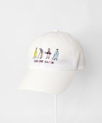 ゴルフピコ柄キャップ(ホワイト)