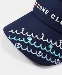 つば部分(ネイビー)