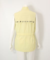 UV撥水ミドルジップベスト後（イエロー）