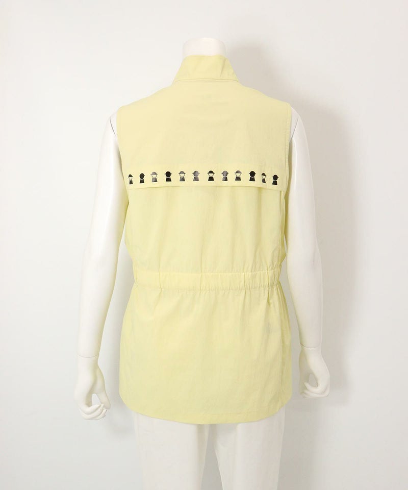 UV撥水ミドルジップベスト後（イエロー）