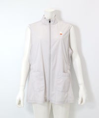 UV撥水ミドルジップベスト（ライトグレー）