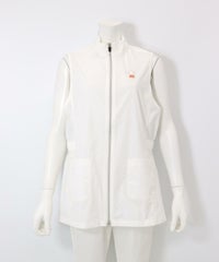 UV撥水ミドルジップベスト（ホワイト）