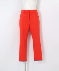 UV速乾ヘムラインパンツ（レッドオレンジ）