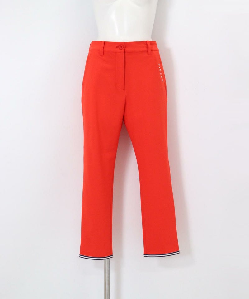 UV速乾ヘムラインパンツ（レッドオレンジ）