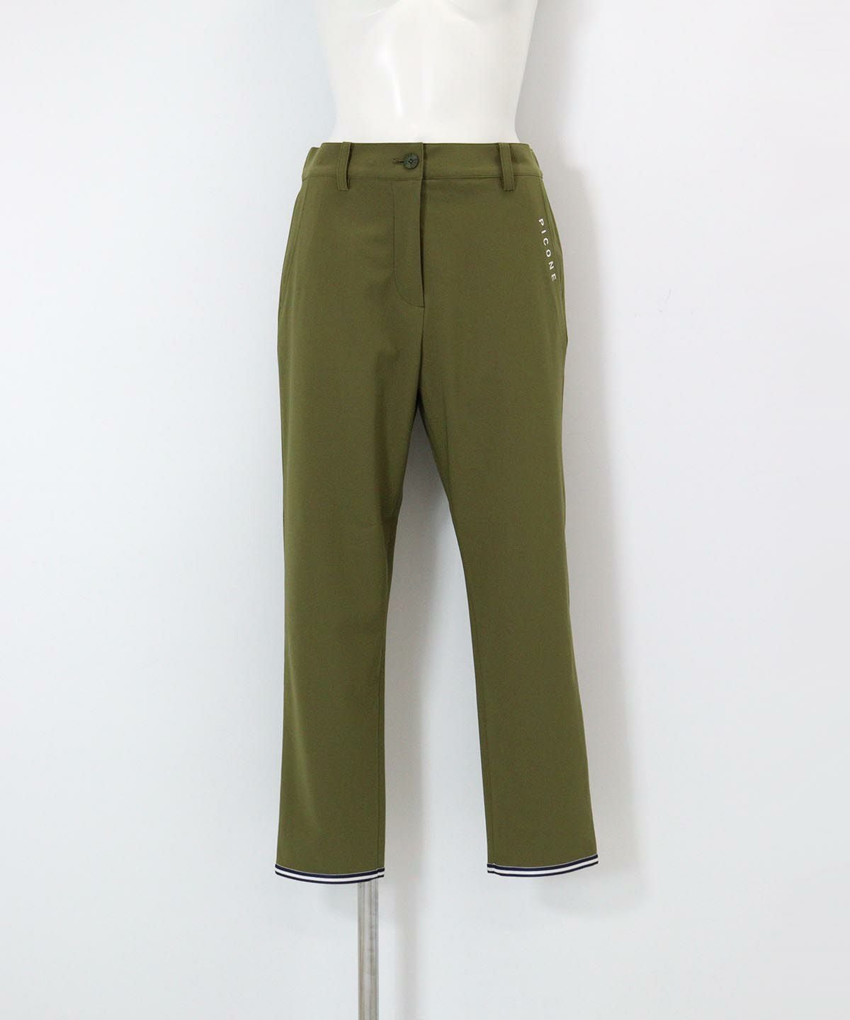 UV速乾ヘムラインパンツ（カーキ）